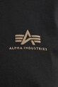 Хлопковая футболка Alpha Industries 128507CP.380 чёрный