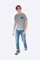 Бавовняна футболка Alpha Industries Koszulka Alpha Industries 176507 17 176507.17 сірий AA00