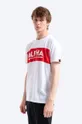 bianco Alpha Industries t-shirt in cotone Uomo