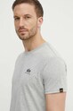 Alpha Industries tricou Basic T Small Logo gri 188505.17