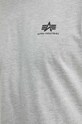 Alpha Industries tricou Basic T Small Logo 188505.17 gri