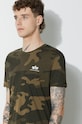 Alpha Industries tricou din bumbac 188505C.239 verde