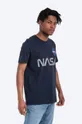 Bavlnené tričko Alpha Industries NASA Reflective T