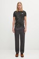 Bavlněné tričko Alpha Industries Basic T Small Logo Camo 188505C.125 černá
