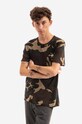 Alpha Industries t-shirt bawełniany Basic wzorzyste zielony 188505C.408
