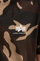 Alpha Industries t-shirt bawełniany Basic zielony 188505C.408