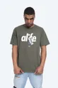 Alife cotton T-shirt Alife Boostin all-over print green ALISS20.58