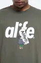 zelená Bavlnené tričko Alife Alife Boostin
