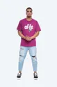 Bavlněné tričko Alife Alife Boostin fialová