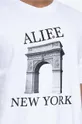 čierna Bavlnené tričko Alife  Washington Square
