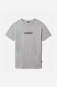 Abbigliamento Napapijri t-shirt in cotone NA4GDR.160 grigio