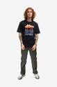 Napapijri tricou din bumbac NA4GLZ.041 negru AA00