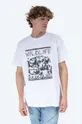 biały Napapijri t-shirt bawełniany Męski