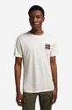 Napapijri cotton t-shirt regular beige NA4GBR.N1A