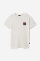 Clothing Napapijri cotton t-shirt NA4GBR.N1A beige