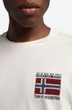 Napapijri cotton t-shirt NA4GBR.N1A beige