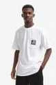 bijela Pamučna majica Market 24 HR Lawyer Service Pocket Tee Muški