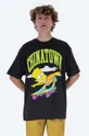 μαύρο Βαμβακερό μπλουζάκι Market Chinatown Market x The Simpsons Cowabunga Arc T-shirt Ανδρικά