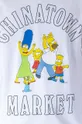 λευκό Βαμβακερό μπλουζάκι Market Chinatown Market x The Simpsons Family OG Tee