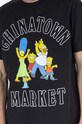 Βαμβακερό μπλουζάκι Market Chinatown Market x The Simpsons Family OG Tee μαύρο CTM1990346