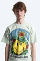 zielony Market t-shirt bawełniany Chinatown Market Smiley Planter