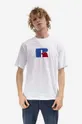 white Russell Athletic cotton T-shirt Athletic Short Sleeve Tee Men’s