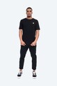 Wood Wood tricou din bumbac Ace Double A 10005700.2222 negru AA00