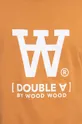 bordowy Wood Wood t-shirt bawełniany Ace T-shirt