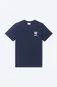 Bavlněné tričko Wood Wood Ace T-shirt námořnická modř