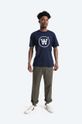 Wood Wood cotton t-shirt 10125701.2222 navy AA00