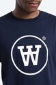 Wood Wood cotton t-shirt navy 10125701.2222