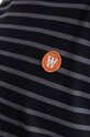 Odzież Wood Wood t-shirt bawełniany Ace T-shirt 10135710.2222 czarny