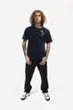 Wood Wood t-shirt in cotone Ace Patches T-Shirt blu navy