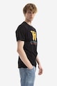 Pamučna majica Wood Wood Ace Typo T-shirt 10285700.2222 crna
