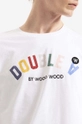 fehér Wood Wood pamut póló Ace Arch T-shirt