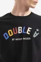 černá Bavlněné tričko Wood Wood Ace Arch T-shirt