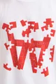 λευκό Βαμβακερό μπλουζάκι Wood Wood Ace Puzzle T-shirt
