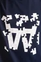 tmavomodrá Bavlnené tričko Wood Wood Ace Puzzle T-shirt