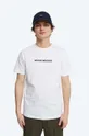 белый Хлопковая футболка Wood Wood Sami Logo T-Shirt Мужской