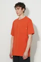 πορτοκαλί Βαμβακερό μπλουζάκι Wood Wood Bobby Pocket