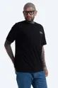 černá Bavlněné tričko Wood Wood Sami Info T-shirt Pánský