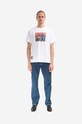 Wood Wood t-shirt bawełniany Bobby Paris Chic Painting T-shirt 12235709.2491 biały AA00