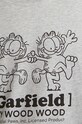 Ρούχα Βαμβακερό μπλουζάκι Wood Wood Ace x Garfield 30045701.2222 γκρί