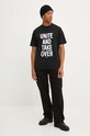 Bavlněné tričko Wood Wood Bobby Shoplifters potisk černá 50025711.2489