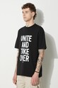 Wood Wood t-shirt bawełniany Bobby Shoplifters czarny 50025711.2489