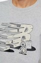 New Balance t-shirt bawełniany szary MT21568AG