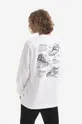 Bavlněné tričko s dlouhým rukávem Converse  100 % Bavlna