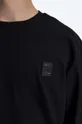 μαύρο Βαμβακερή μπλούζα με μακριά μανίκια Filling Pieces