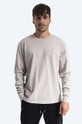 brown Filling Pieces cotton longsleeve top Men’s