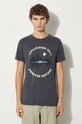 Oblečení Bavlněné tričko Fjallraven Forest Mirror F87045 námořnická modř